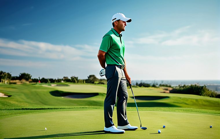 골프 세계 랭킹과 유명 선수들 - Golf Psychology**

"A calm and focused golfer, fully clothed in professional golf attire, standing o...