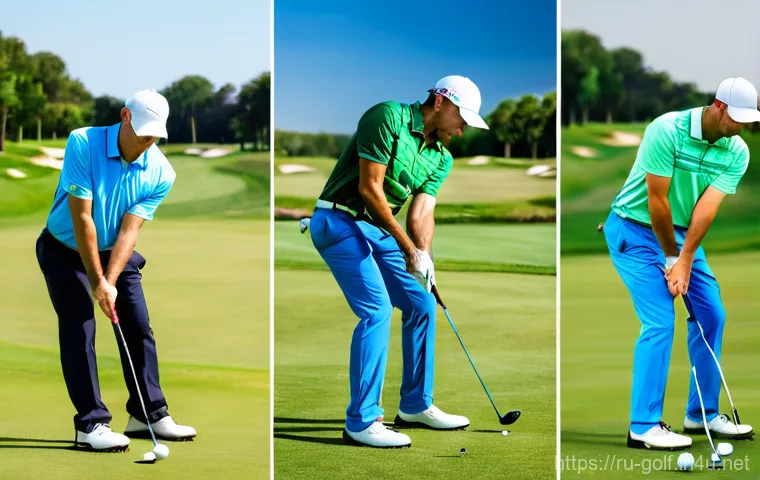 골프 이벤트 및 대회 참여 방법 - Here are three image prompts in English, detailing various aspects of the golf experience: